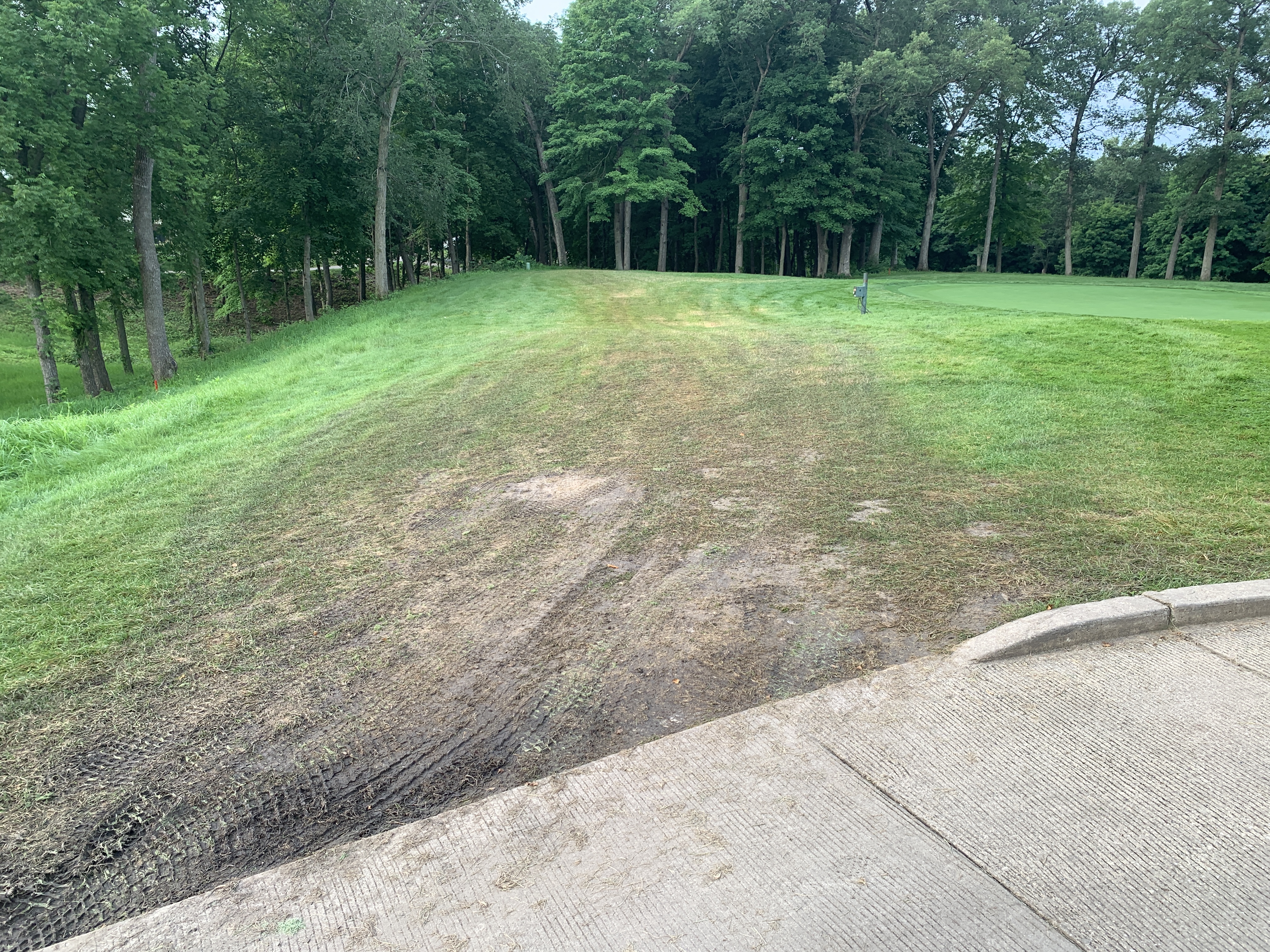 cart traffic on a course